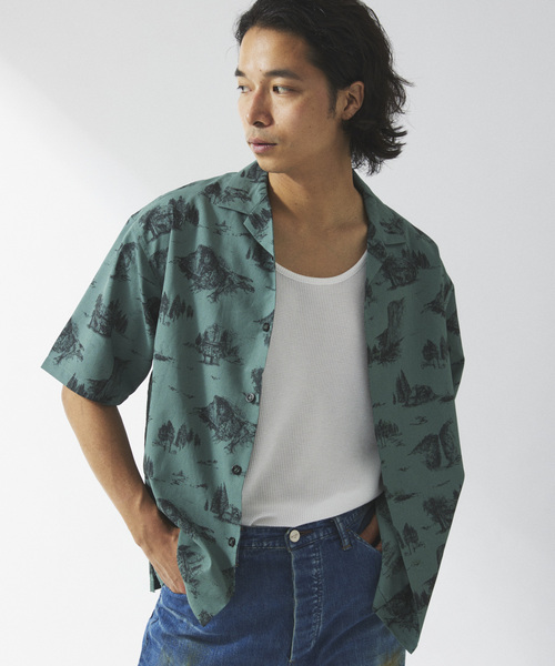 THE NORTH FACE Climbing Shirtアロハシャツ　L THE NORTH FACE シャツ / ザ ノースフェイス アロハ ベント