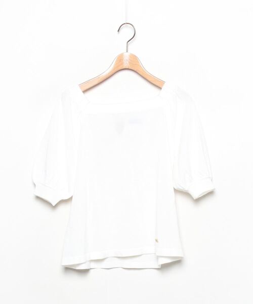 「BLUE LABEL CRESTBRIDGE」 半袖ニット 38 ホワイト レディース