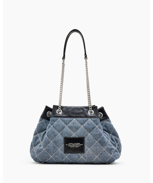 MARC JACOBS キルティング デニムバックパックL MARC JACOBS ショルダーバッグ バッグ QUILTED DENIM CHAIN SACK