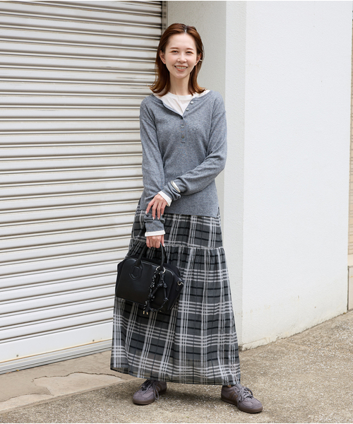 ジャーナルスタンダード・スカート JOURNAL STANDARD スカート シアードビーチェックスカート
