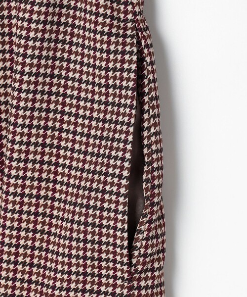 ワンピース デシンハウンドトゥースプリント : ZOZOTOWN Yahoo!店