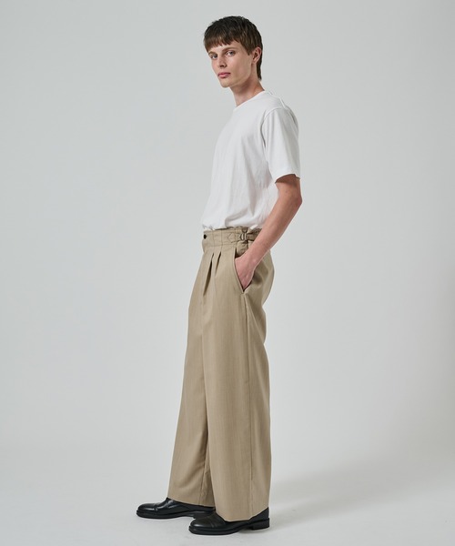 markaware スラックス 「MARKAWARE/marka」ウールトロピカル
