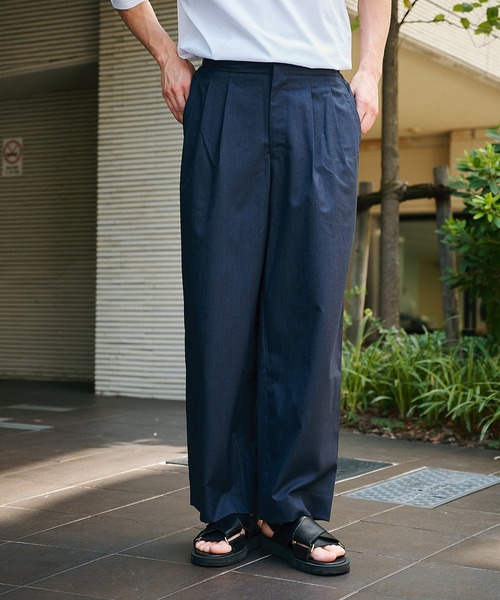 markaware スラックス 「MARKAWARE/marka」ウールトロピカル