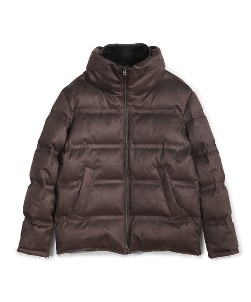 MEN'S BIGI（メンズビギ） ダウンジャケット ダウン スエード調ツイル