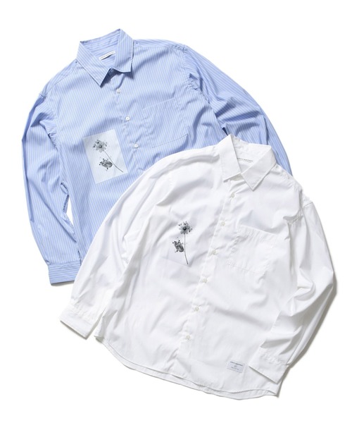 uniform experiment シャツ YUNI YOSHIDA: FLOWER SHIRT メンズ