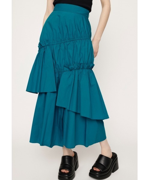 SLY 「SLY」 ロングスカート 2 ターコイズブルー レディース