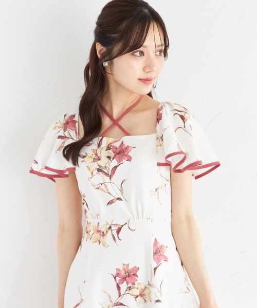 tocco closet（トッコ クローゼット） ワンピース リリープリント