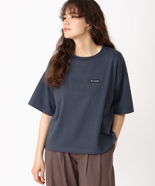 tシャツ Columbia／ウィメンズ マーサーストリート ショートスリーブ クロップドTシャツ／コロンビア／吸湿・速乾／UVカット レディース