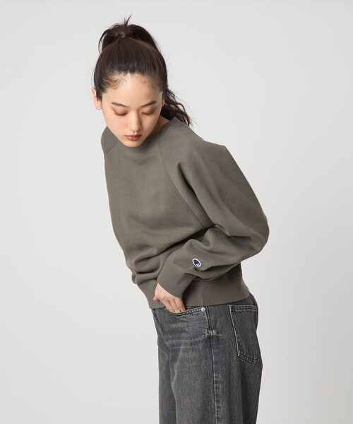 DISCOVERED champion ブラック スウェット ヌビアン 別注 Champion