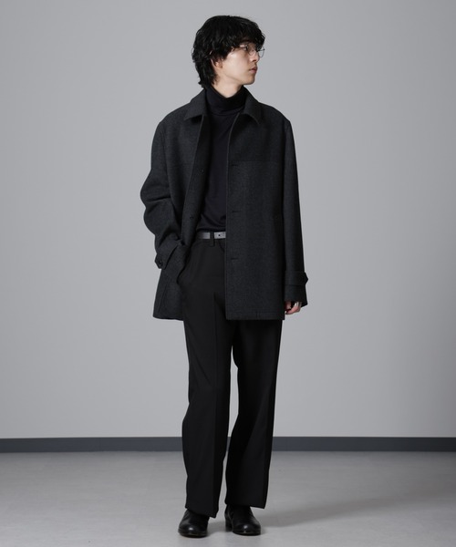 NANO universe（ナノ・ユニバース） コート L ネイビー メンズ