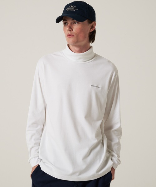 Eddie Bauer（エディーバウアー） tシャツ スムース タートル 長袖 T