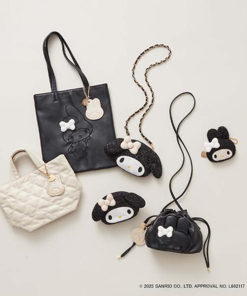 サンリオキャラクターズ　秘密のメロクロ　フェイス形ポーチ　マイメロディ 楽天市場】サンリオ(SANRIO) マイメロディ フェイス形ポーチ(秘密の