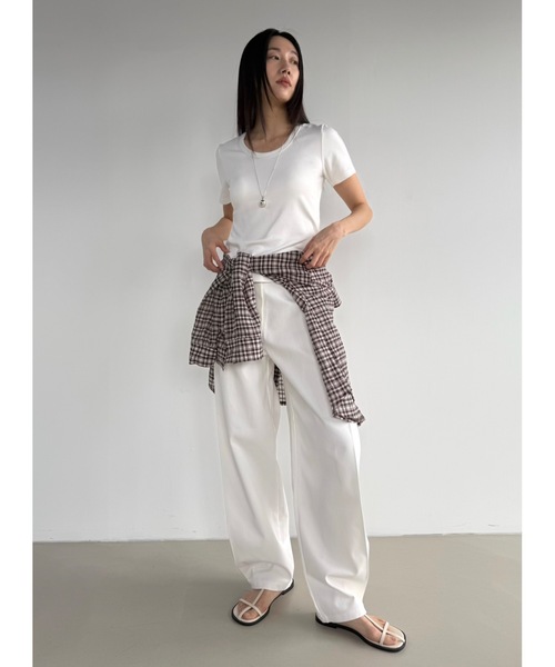 [Didot.showroom] короткий рукав футболка S слоновая кость женский 