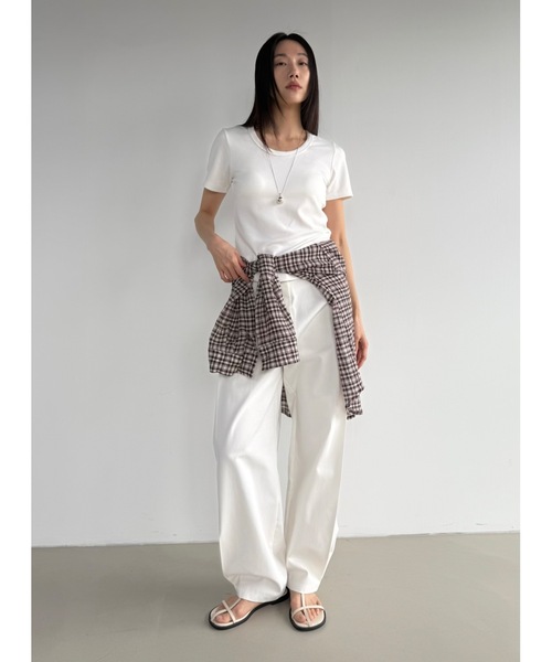 [Didot.showroom] короткий рукав футболка S слоновая кость женский 