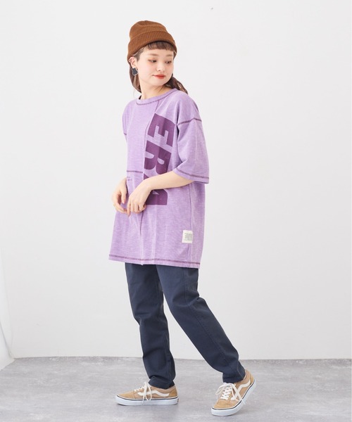 「CUBE SUGAR」 半袖Tシャツ M チャコールグレー レディース_画像9