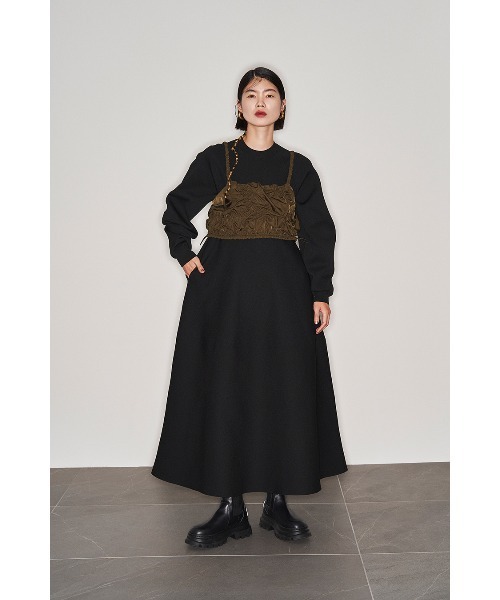 OMMO（オーエムエムオー） SPIRAL SHIRRING BUSTIER レディース