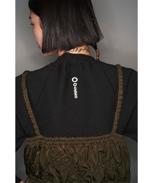 OMMO（オーエムエムオー） SPIRAL SHIRRING BUSTIER レディース