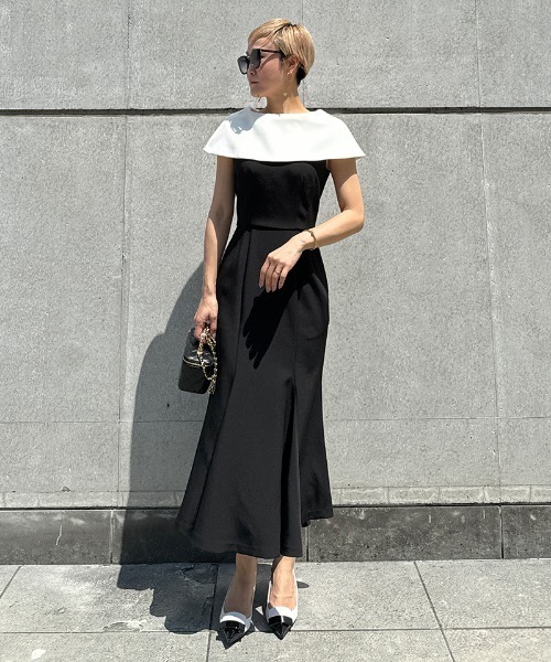 JENNE」 ノースリーブワンピース SMALL ホワイト レディース