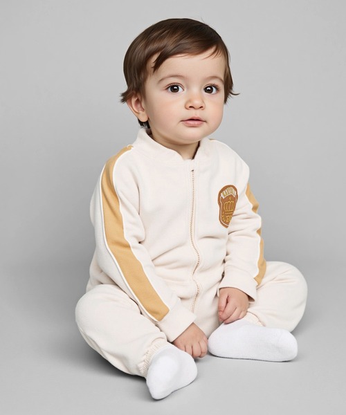 BABYDOLL（ベビードール） ベビー服 ロンパース パイピングベロア