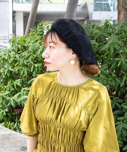 CA4LA（カシラ） 帽子 ベレー帽 RIBBON レディース : ZOZOTOWN Yahoo