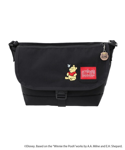 マンハッタンポーテージ（Manhattan Portage）/Nylon Messenger Bag JR SLIM 500D CORDURA 25 / POOH Manhattan Portage（マンハッタンポーテージ） ショルダーバッグ