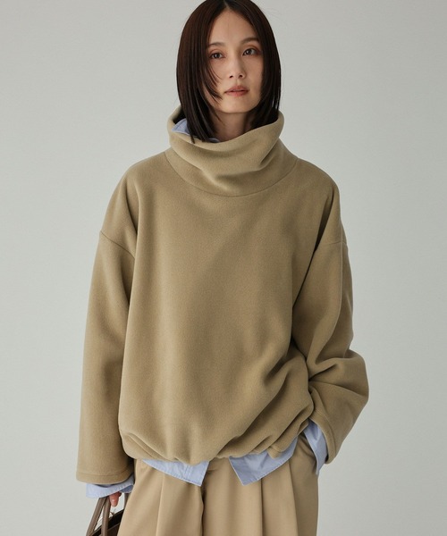 BABYLONE（バビロン） フリースタートルプルオーバー レディース