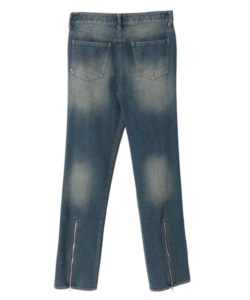 パメオポーズデニム PAMEO POSE（パメオ ポーズ） デニムパンツ SMALL スカイブルー