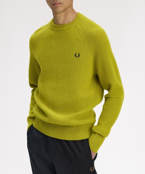 FRED PERRY（フレッドペリー） セーター ニット Lambswool Raglan