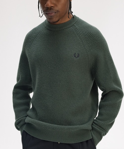FRED PERRY（フレッドペリー） セーター ニット Lambswool Raglan