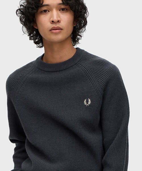 FRED PERRY（フレッドペリー） セーター ニット Lambswool Raglan