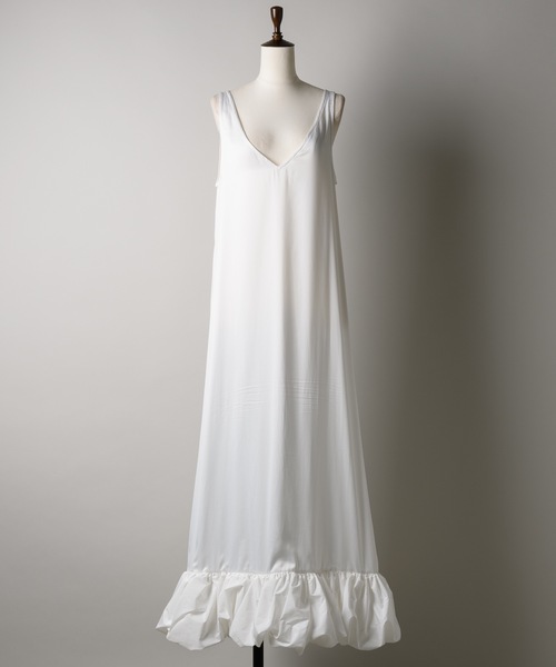 yae」 ノースリーブワンピース 38 ホワイト レディース : ZOZOTOWN