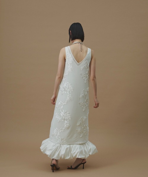 yae」 ノースリーブワンピース 38 ホワイト レディース : ZOZOTOWN