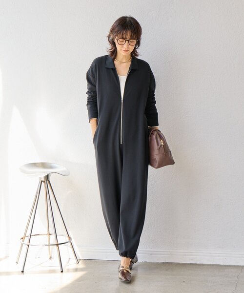 RIVE DROITE（リヴドロワ） オールインワン 「着心地抜群」ポロカラー