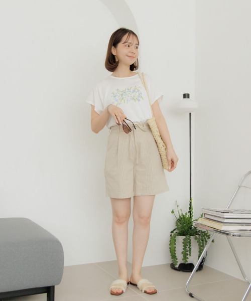 「flower」 かごバッグ FREE ライトベージュ レディース_画像9