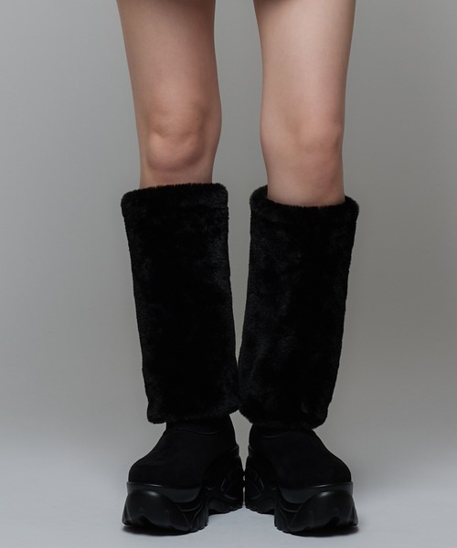 Narcissus（ナルシス） ブーツ 厚底ファーロングブーツ 「動画あり