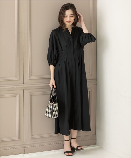 「OPAQUE.CLIP」 7分袖ワンピース 40 ナチュラル レディース_画像8