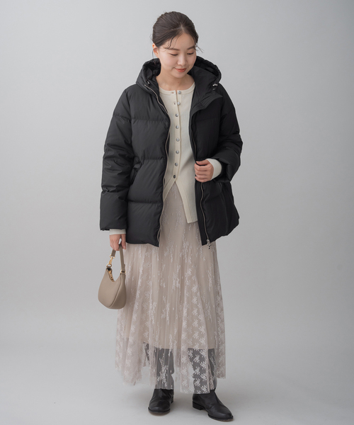 IENA（イエナ） ダウンジャケット 38 ベージュ レディース : ZOZOTOWN