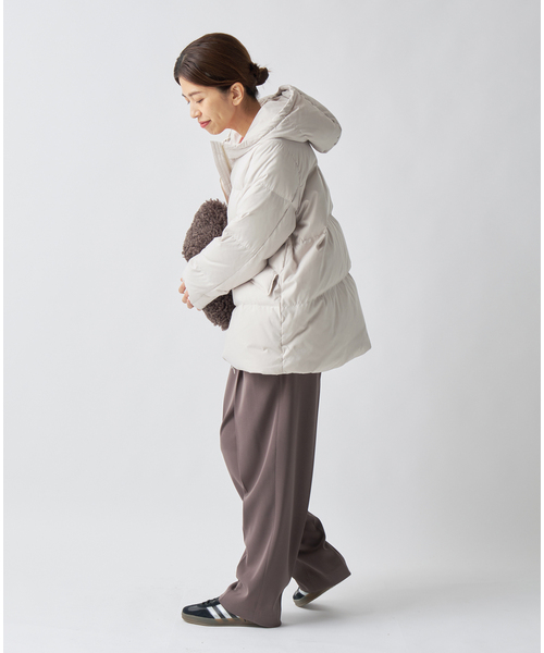 IENA（イエナ） ダウンジャケット 38 ベージュ レディース : ZOZOTOWN