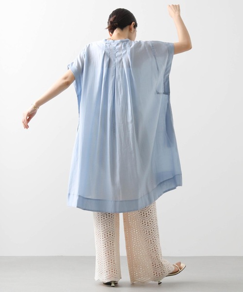 「Acuta」 半袖ワンピース FREE キャメル レディース_画像3