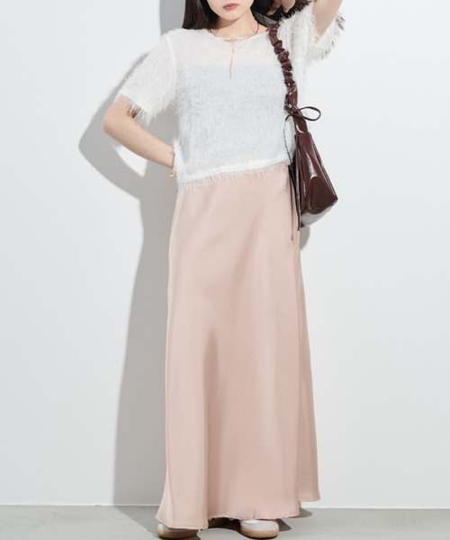 「paravion」 半袖ブラウス FREE グレー レディース_画像7