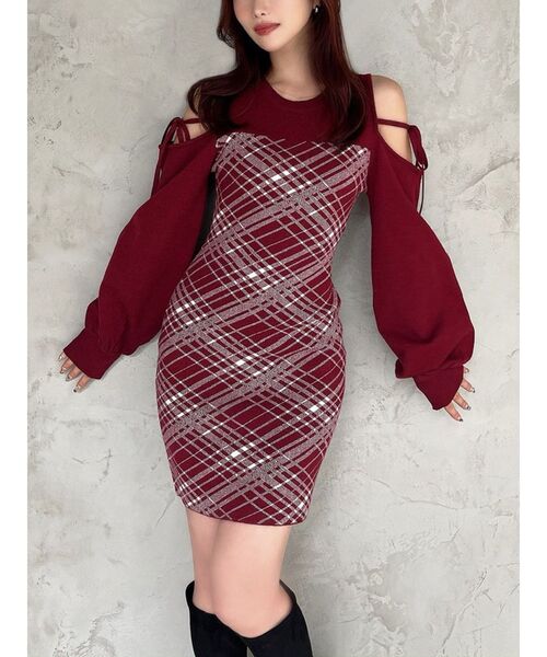 RESEXXY（リゼクシー） ワンピース ストリングタイトミニニット