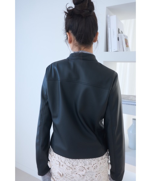 Smyeon ハートスタッズライダースジャケット Smyeon レザージャケット ライダース heartmotif studs rider's jacket