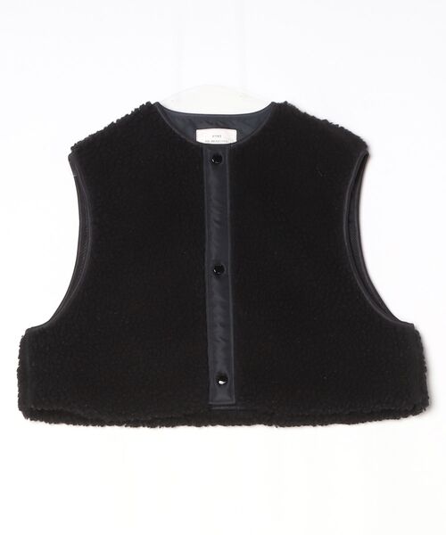 HYKE（ハイク） ベスト ONE SIZE ブラック レディース : ZOZOTOWN