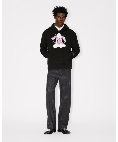 パーカー 'KENZO Winter Holidays' エンブロイダリー フーディー イン コットン メンズの画像