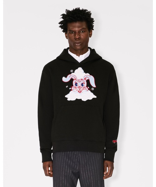 パーカー 'KENZO Winter Holidays' エンブロイダリー フーディー イン コットン メンズの画像