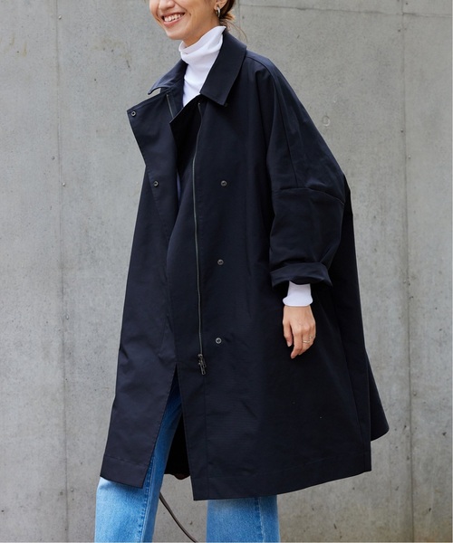 美品 FRAMeWORK / ポンチョコート 38 ネイビー フレームワーク FRAMeWORK（フレームワーク） コート 38 ネイビー レディース