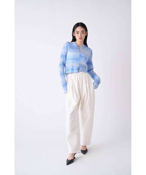 「MIESROHE」 ニットカーディガン FREE ブラック レディース_画像2