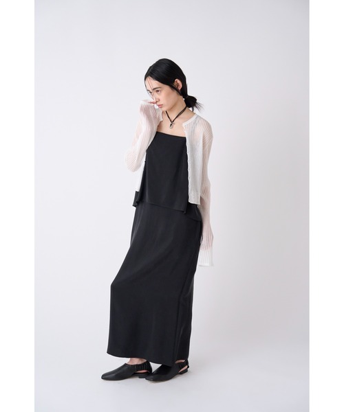 「MIESROHE」 ニットカーディガン FREE ブラック レディース_画像5