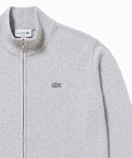 LACOSTE（ラコステ） カーディガン ブークレー スタンドジップニット