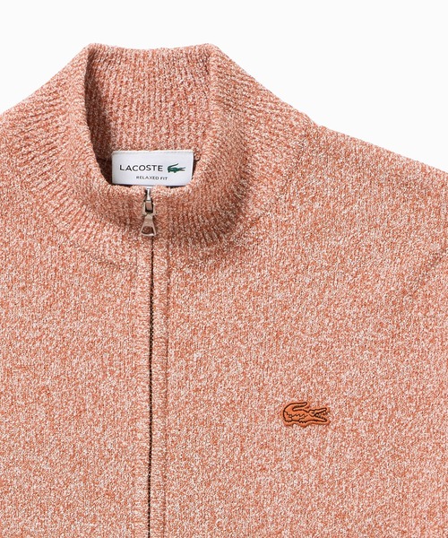 LACOSTE（ラコステ） カーディガン ブークレー スタンドジップニット